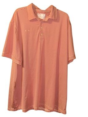 Chickfila oobe leadership red stripe short sleeve polo size 2X XXL chick-fil-a